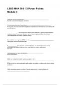 LSUS MHA 705 1&sol;2 Power Points&colon; Module 3 NEWEST 2025&sol;2026 ACTUAL EXAM COMPLETE QUESTIONS AND CORRECT DETAILED ANSWERS &lpar;VERIFIED ANSWERS&rpar; &vert;ALREADY GRADED A&plus;&vert;&vert;BRAND NEW&excl;&excl;