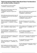 TDLR Cosmetology Written State Board Exam Test Questions with Verified Answers Graded A&plus;