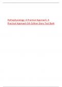 Test Bank For Pathophysiology&colon; A Practical Approach 5th Edition by Lachel Story&vert;&vert;LATEST EDITION