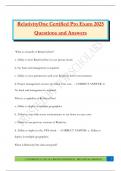 RelativityOne Certified Pro Exam 2025 Questions and Answers