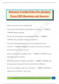 Relativity Certified Sales Pro &lpar;Juniper&rpar; Exam 2025 Questions and Answers