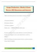 Image Production - Mosby's Exam Review 2025 Questions and Answers