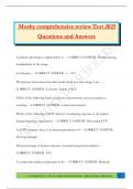 Mosby comprehensive review Test 2025 Questions and Answers