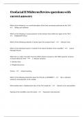 Orofacial II Midterm Review questions with correct answers&period;