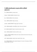 California boater exam with verified answers