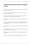 California boating exam with correct detailed answers&period;