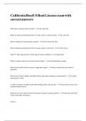 California BoatUS Boat License exam with correct answers