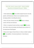 NSG 505 Exam 1 &ndash; Wilkes University &lpar;Latest 2025&sol;2026&rpar; Verified Questions & Detailed Answers