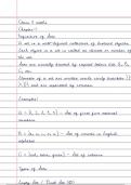 Summary -  Maths