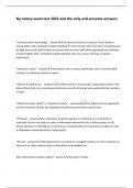 Ny notary exam test 2025 and the only and accurate answers
