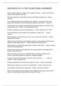 SERVSAFE CH 1-6 TEST QUESTIONS & ANSWERS