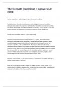 The Neonate &lpar;questions n answers&rpar; A&plus; rated