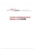 ATI RN Comprehensive Predictor 2024 &vert; NGN-Style Practice Questions with Verified Answers & Rationales &vert; NCLEX-RN Aligned
