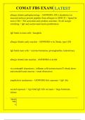 COMAT FBS EXAM QUESTIONS AND ANSWERS 2025