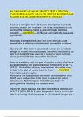 PN FUNDAMENTALS ONLINE PRACTICE TEST A 2025&sol;2026  PROCTORED EXAM WITH COMPLETE VERIFIED QUESTIONS AND  ACCURATE DETAILED ANSWERS WITH RATIONALES