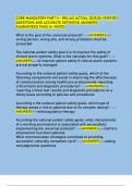 CORE MANDATORY PART II &ndash; RELIAS ACTUAL 2025&sol;26 VERIFIED  QUESTIONS AND ACCURATE DEFINITIVE ANSWERS GUARANTEED PASS A&plus; RATED
