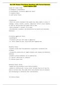 Soci 201 Dumas Final Exam Questions with Correct Answers Latest Update 2025
