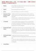 APUSH AMSCO Unit 1 &lpar;Ch&period; 1&ndash;4&rpar; Exam 2025 &ndash; 100&percnt; Correct Answers & Guaranteed A&plus;