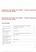 Charleston Tour Guide Test &lpar;2025&rpar; &ndash; Practice Questions & Local History Review