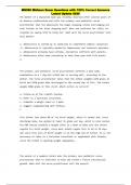MN580 Midterm Exam Questions with 100&percnt; Correct Answers Latest Update 2025