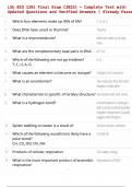 LSU BIO 1201 Final Exam &lpar;2025&rpar; &ndash; Complete Test with Updated Questions and Verified Answers &vert; Already Passed