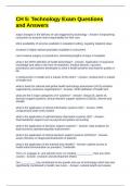 CH 5&colon; Technology Exam Questions and Answers