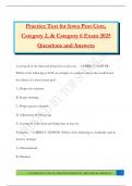 Iowa Commercial Pesticide Applicator  Bundled Exams 2025&sol;2026 &vert;Questions and Answers&vert; 100&percnt; Passed