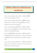 CDASA I&colon; DIE Exam 2025 Questions and Answers