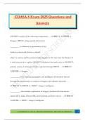 CDASA 8 Exam 2025 Questions and Answers