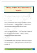 CDASA  Bundled Exams 2025&sol;2026 &vert;Questions and Answers&vert; 100&percnt; Passed