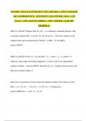 ISYE6644  FINAL EXAM PRATICE TEST &vert;2025-2026  LATEST UPDATED&vert; 160 COMPREHENSIVE  QUESTIONS AND ANSWERS &vert; REAL  AND EXACT  &vert; 100&percnt; RATED CORRECT &vert; 100&percnt; VERFIED &vert; ALREADY GRADED A&plus;