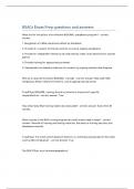 BSACs Exam Prep questions and answers
