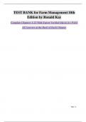 Bank Farm Management Test 10th Edition 2026 &mdash; Kay&comma; Edwards & Duffy A&plus; &vert; ISBN 9781266275326