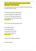 NSCC EMT Final Written Exam Practice Questions And Answers&period;docx