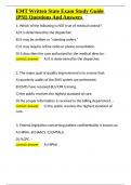 EMT Written State Exam Study Guide &lpar;PSI&rpar; Questions And Answers&period;docx