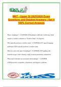 MNT5 Upper GI Disorders & Dysphagia Exam 2025&sol;2026 &ndash; 75&plus; Verified Questions & Answers &vert; GERD&comma; Achalasia&comma; IDDSI Levels&comma; Swallowing Phases&comma; Esophageal & Oral Conditions
