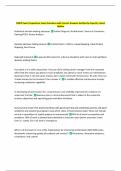 CMRP Exam Preparation Exam Questions with Correct Answers Verified by Experts&vert; Latest  Update 