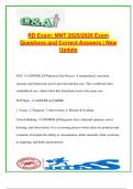 RD Exam 2025 &ndash; 60 Practice Questions with Answers &vert; Clinical MNT&comma; Enteral & Parenteral Nutrition&comma; Lab Value Interpretation&comma; Refeeding Syndrome&comma; Renal & Diabetes Nutrition