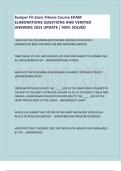 Semper Fit basic Fitness Course EXAM ELABORATIONS QUESTIONS AND VERIFIED ANSWERS 2025 UPDATE &vert; 100&percnt; SOLVED