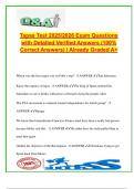 Tapas Test 2025 &ndash; 60 Verified Questions with Answers &vert; Spanish History&comma; Culture&comma; Geography&comma; Famous Artists & Landmarks