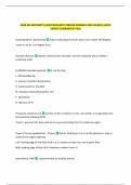 CNUR 303 MATERNITY&vert; QUESTIONS WITH VERIFIED ANSWERS 100&percnt; SOLVED&vert; LATEST  UPDATE GUARANTEED PASS 