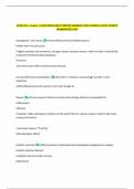 PACKAGE-&colon;&colon;CNUR 303 EXAMS WITH CORRECT ANSWERS 