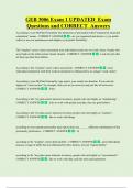 GEB 3006 Exam 1 UPDATED  Exam  Questions and CORRECT  Answers