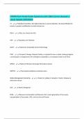 CHMM Exam Study Guide Questions with 100&percnt; Correct Answers &vert; Latest Update 2025&sol;2026