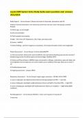 Loyola EMS System Entry Study Guide exam questions and  answers 2025&sol;2026