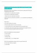 CHMM Practice Exam Questions with 100&percnt; Correct Answers &vert; Latest Update 2025&sol;2026