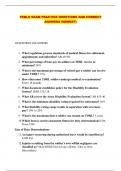 PEBLO PACKAGED EXAMS&colon; QUESTIONS AND 100&percnt; VERIFIED ANSWERS &lpar;NEWEST&rpar;