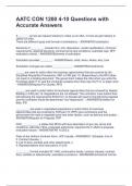 AATC CON 1200 4-10 Questions with Accurate Answers
