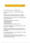 NEW &lpar;2025-2026&rpar; CANCER REGISTRY MANAGEMENT EXAM QUESTIONS AND 100&percnt; VERIFIED ANSWERS
