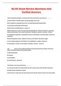 GL101 Exam Review Questions And Verified Answers 